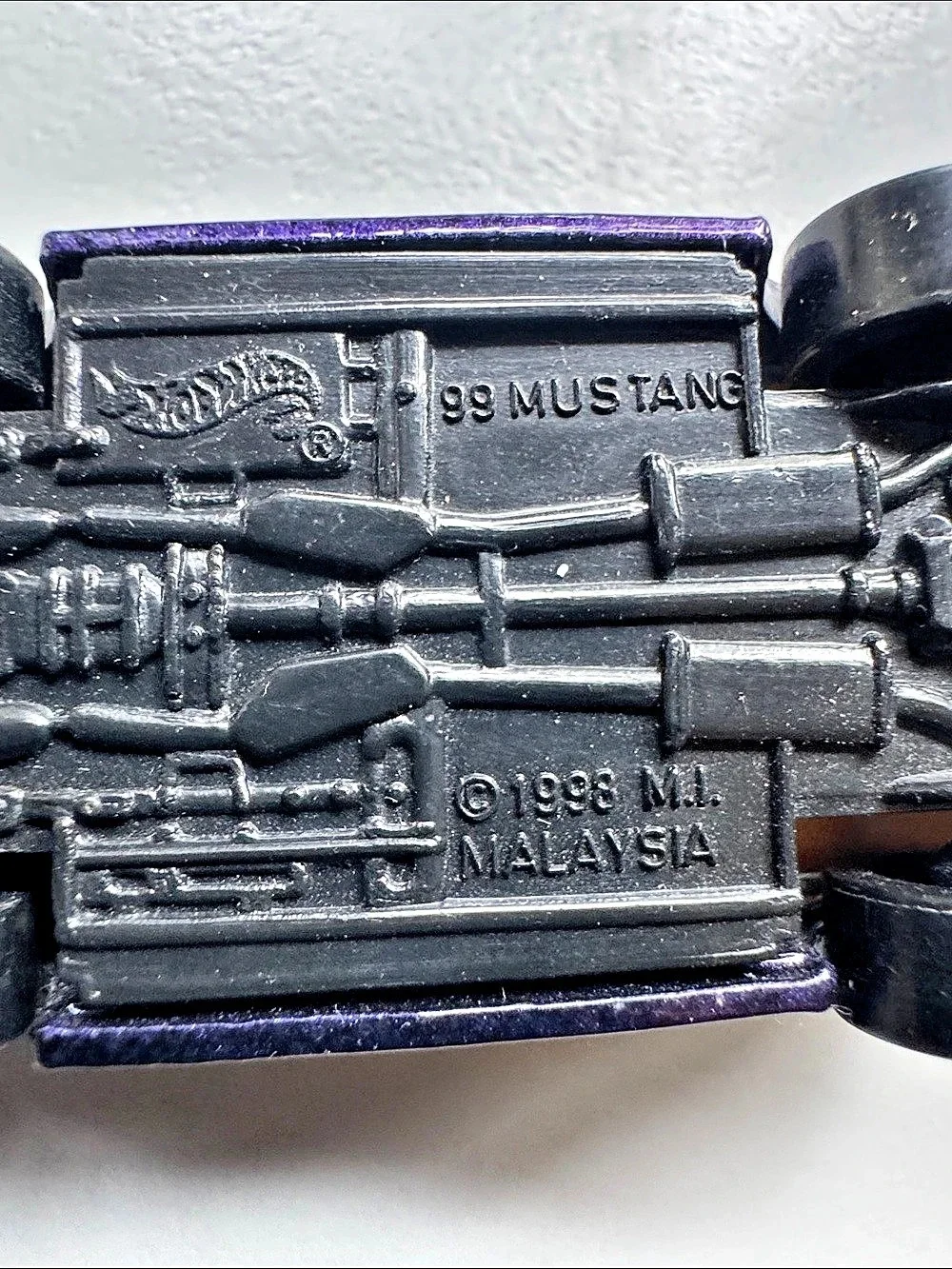 Matchbox Mustang Purple Die-Cast Car